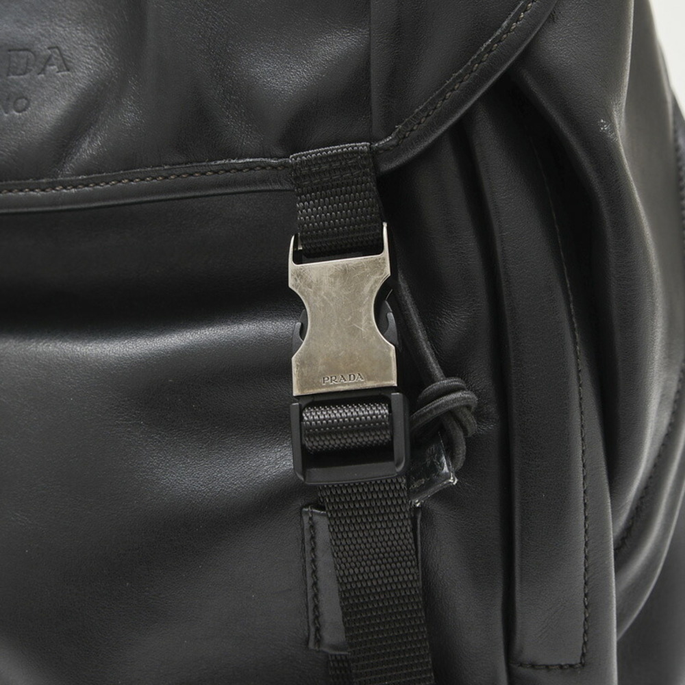 Prada Backpack Rucksack Backpack Leather Black - image 2